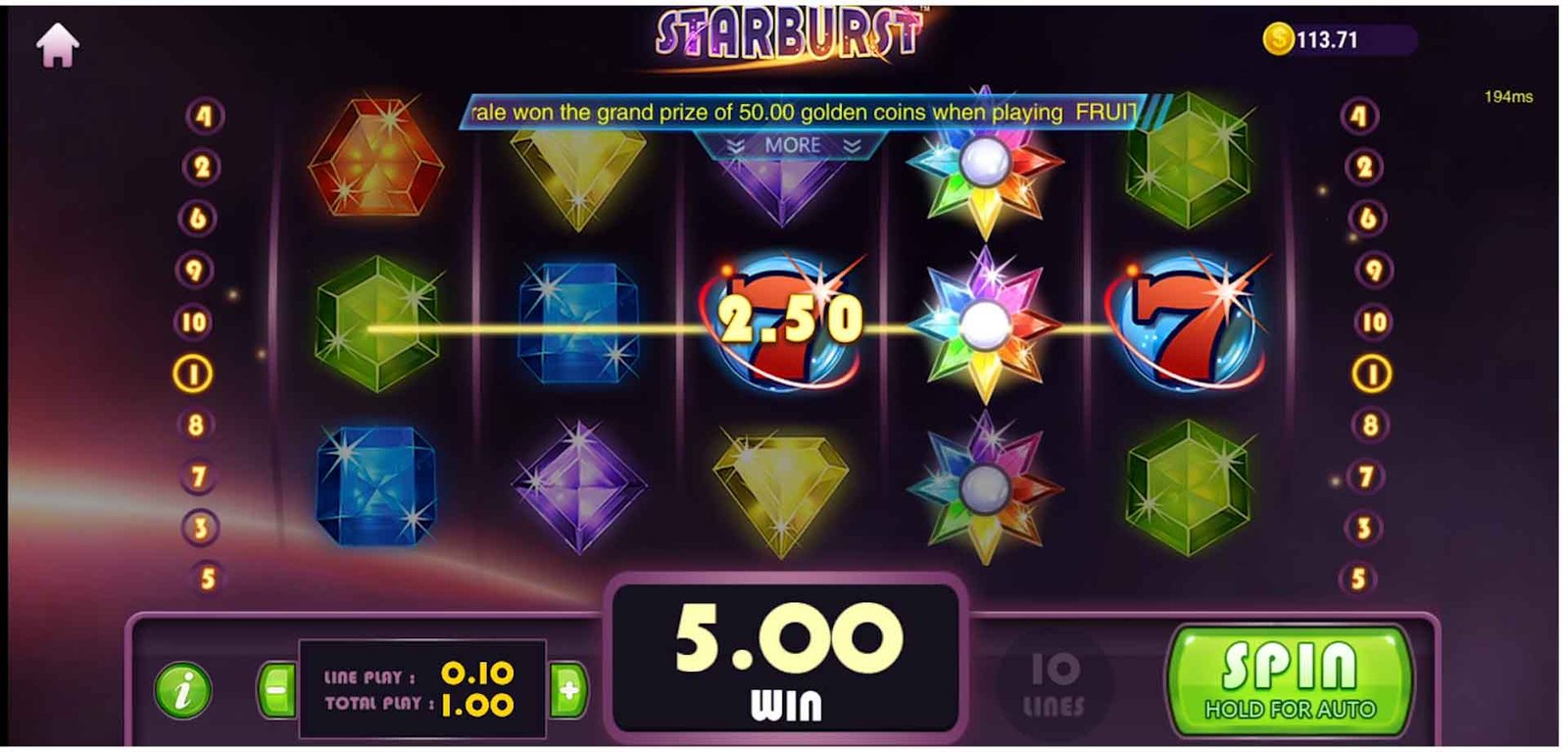 Starburst Slots 2