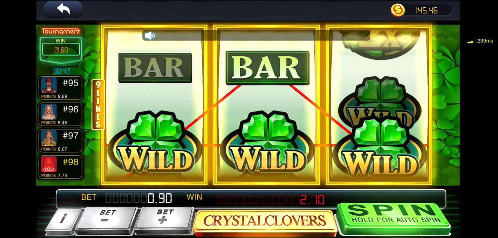 Crystal Clovers 4