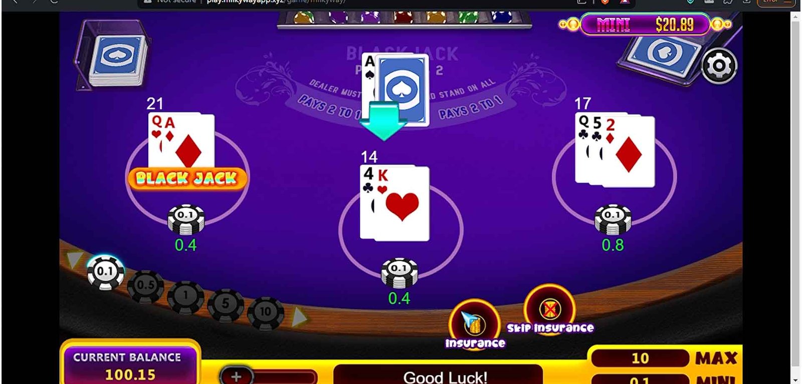 Black Jack 21 7