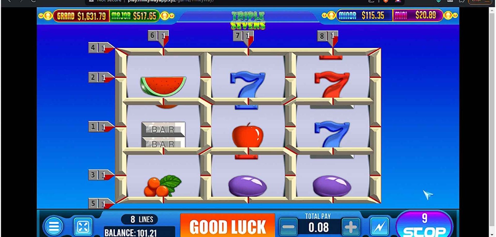 Triple Sevens 3